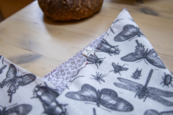 Broodzak wit / insect motief - Afbeelding 3